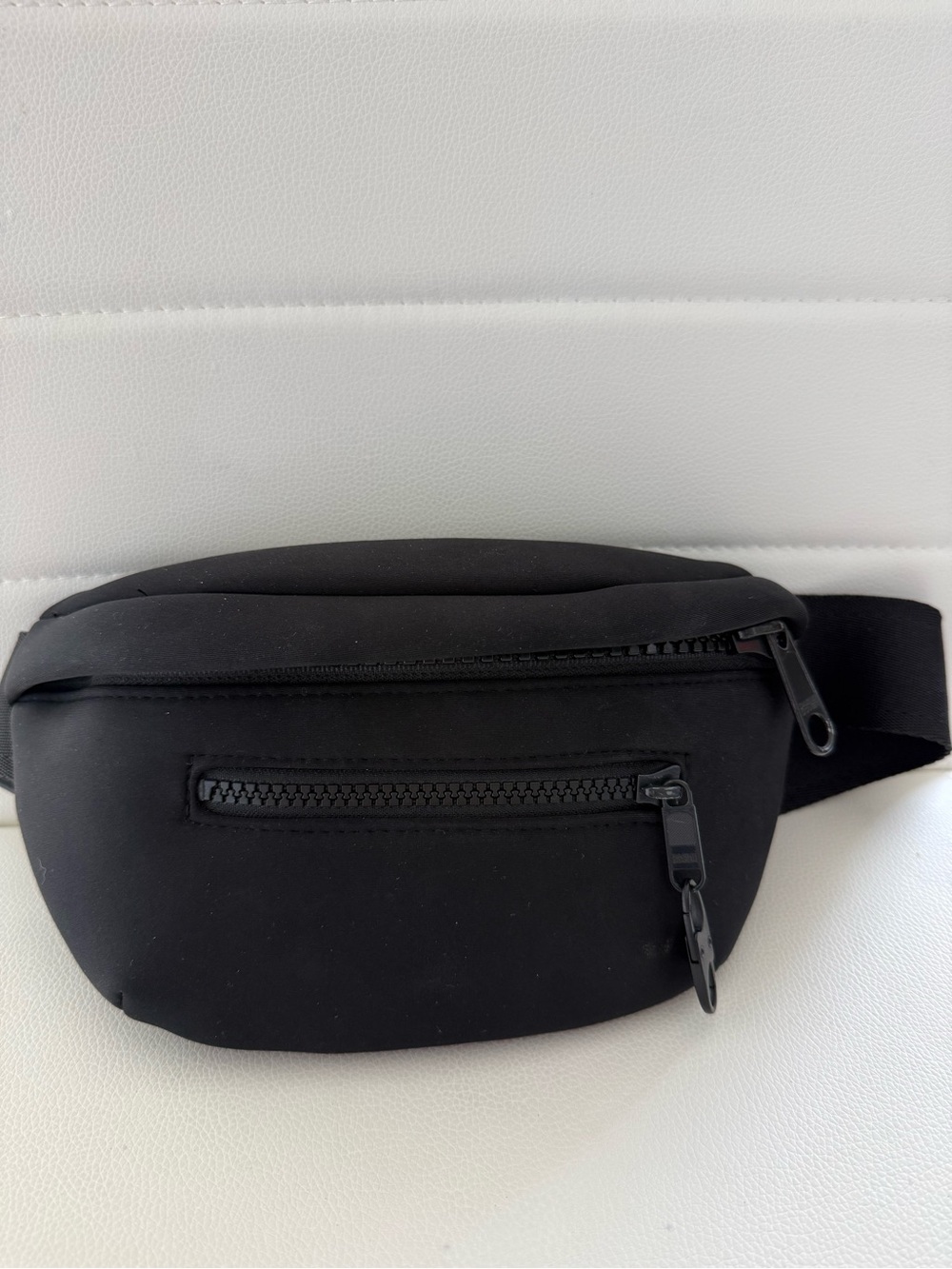 Dagne Dover ACE Fanny Pack Black Neoprene